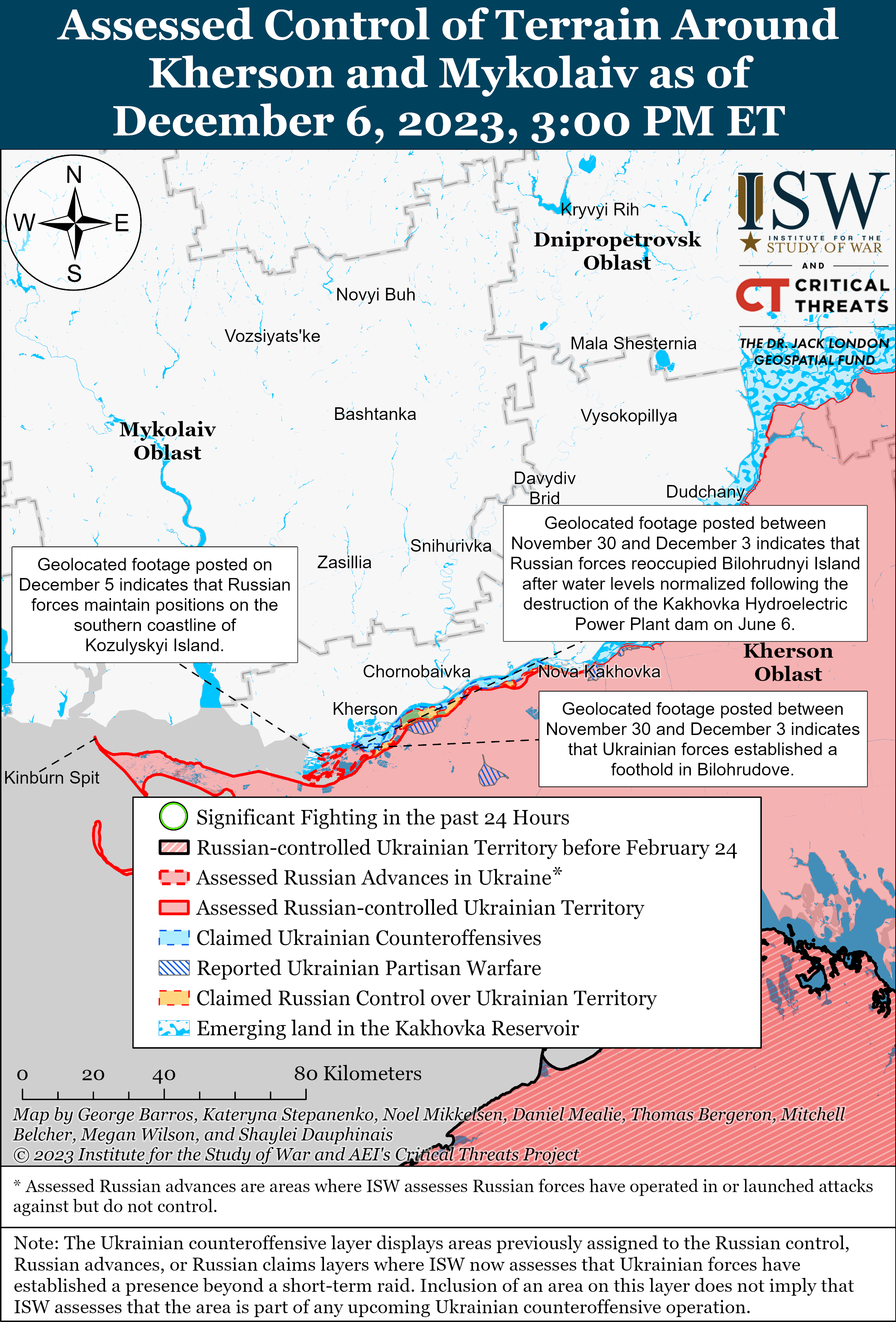 Russian Offensive Campaign Assessment, December 6, 2023 | Institute For ...